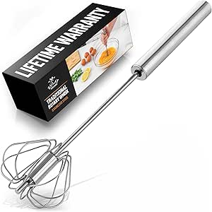 ZK Traditional Rotary Whisk - Stainless Steel