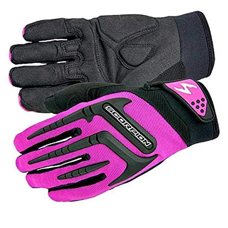 ScorpionExo Women's Skrub Gloves(Pink, X-Small), 1 Pack