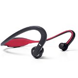 Red Fox Wireless Red Fox Wireless Edge Bluetooth Headphone with Custom Hard Shell Lightweight and Comfortable Red
