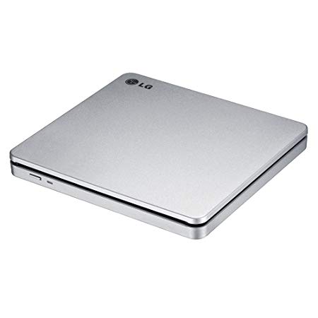 LG Electronics 8X USB 2.0 Super Multi Ultra Slim Slot Portable DVD /-RW External Drive with M-DISC Support, Retail (Silver ) GP70NS50 (Certified Refurbished)