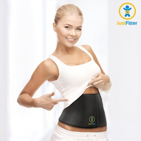 Waist Trimmer Belt For Men & Women - More Fully Adjustable Than Other Waist Slimming Ab Belts - Provides Best Support For Lower Back & Lumbar - Results Guaranteed!