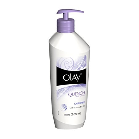 Olay Quench Plus Shimmer Body Lotion 11.8 oz. pump (Pack of 3)