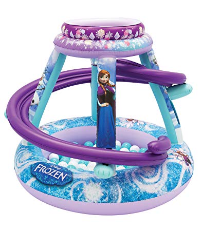 Frozen Forever Sisters Ball Pit, 1 Inflatable & 50 Sof-Flex Balls, Blue/Purple, 43"W x 43"D x 38"H