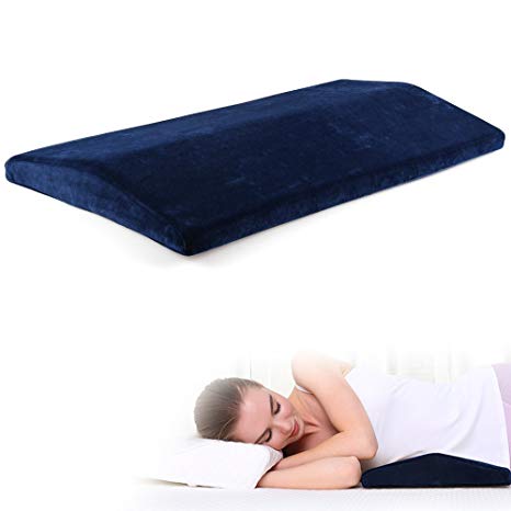 Cozy Hut Soft Memory Foam Sleeping Pillow for Lower Back Pain,Multifunctional Lumbar Support Cushion for Hip,Sciatica and Joint Pain Relief,Orthopedic Side Sleeper Bed Pillow