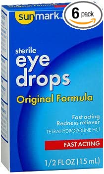Sunmark Eye Drops Original Formula - 0.5 oz, Pack of 6