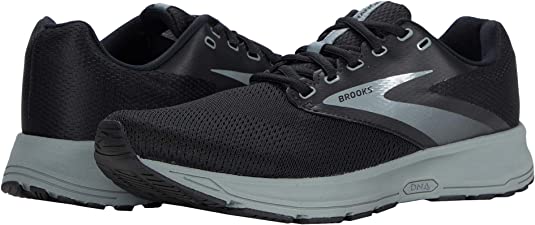 Brooks Ghost 14 GTX Men's Road Running Shoes, Black/High Risk Red