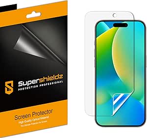 Supershieldz (3 Pack) Designed for iPhone 16 Pro (6.3 inch) Screen Protector, High Definition Clear Shield (PET)