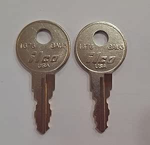 2 Replacement Keys Cut to Key Code RL048 RNL Roll N Lock Truck Cap Topper Lock (These Keys are not for L & T-Handles Locks!) *You Have to Have The Letters RL Before The Numbers.