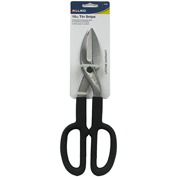 Allied Tools 81608 10-Inch Tin Snip Straight Cut
