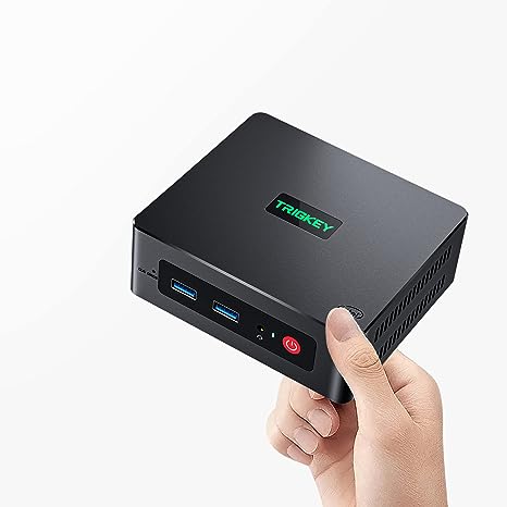 TRIGKEY G4 Mini PC 12th Generation Intel Alder Lake-N N95 Processor,up to 3.4GHz(4C/4T) Micro PC,Mini Computer with 16G DDR4 RAM/500GB M.2 2280 SSD,Supports 4K@60Hz/Dual HDMI/WiFi5/BT4.0