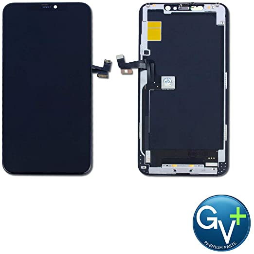 Group Vertical Replacement Touch Screen Digitizer OLED Display Screen Assembly Compatible with Apple iPhone 11 Pro Max (A2161, A2220, A2218) (6.5") (GV  Performance)