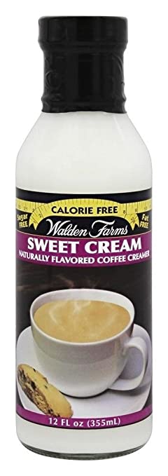 Walden Farms Sweet Cream Coffee Creamer, 12 Ounce (Pack of 6)