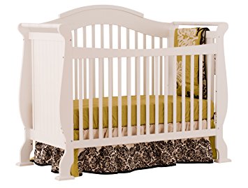 Stork Craft Valentia Convertible Crib, White