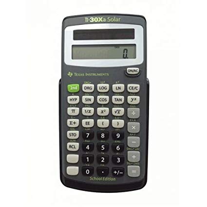 Texas Instruments TI-30XA Solar School Edition Calculator