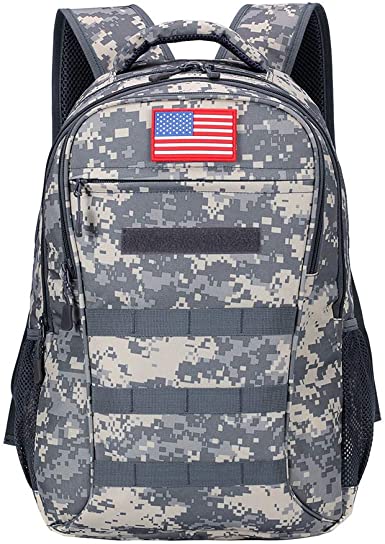 outdoor plus Camo Backpack, 40L Travel Backpack,USB Charging Port Laptop Backpack for Teen