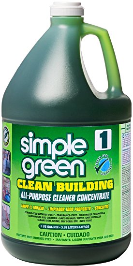 Simple Green 11001CT Clean Building All-Purpose Cleaner Concentrate, 1gal Bottle