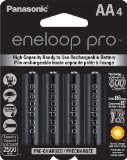 Panasonic BK-3HCCA4BA eneloop pro AA High Capacity New Ni-MH Pre-Charged Rechargeable Batteries 4 Pack