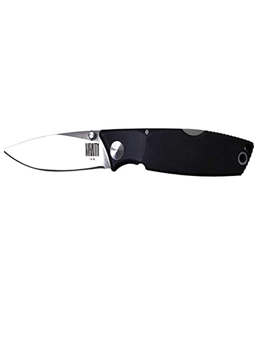 Ontario Knife 8798 Ontario Wraith Folder 2.6 in Plain Black Polymer Handle, Black