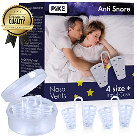Snore Stopper | Best Anti Snoring Devices - Set of 4 Nasal Dilators - Stop Snoring Solution For Comfortable Sleeping - Premium Anti Snoring Nose Vents - Anti Snore Guard - Enhance Sleep - Snore Relief