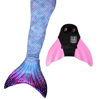 Sun Tail Mermaid - Designer Mermaid Tail   Monofin for Swimming - Kid & Adult Sizes