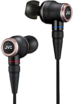 JVC HA-FW01 Wood Series IEM Class-S Solidege with Remote, Mic, and Detachable MMCX Cable