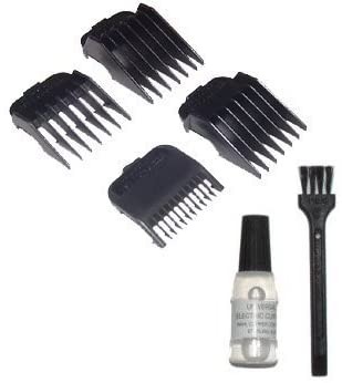 Wahl 4 Attachment Comb Set - for Wahl Super Taper, Chromepro, Balding, Magic 5 Star and other Wahl Clippers