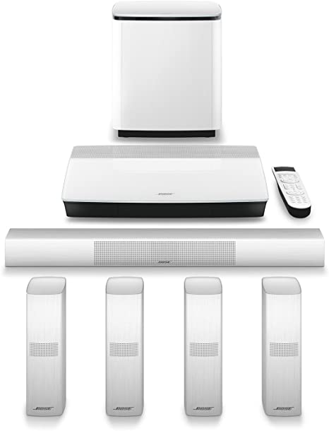 Bose Lifestyle 650 Home Entertainment System, works with Alexa, White - 761683-1210