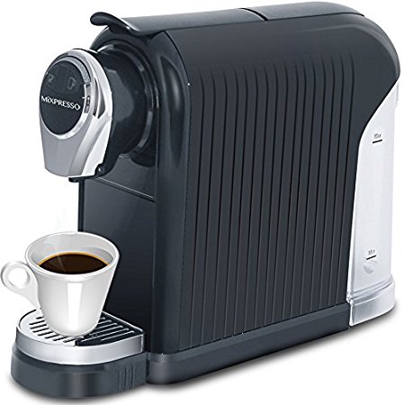 Espresso Machine - For Nespresso Compatible Capsules - By Mixpresso (Black)