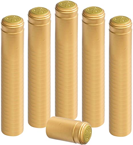 Gold PVC Capsules - 100 ct.