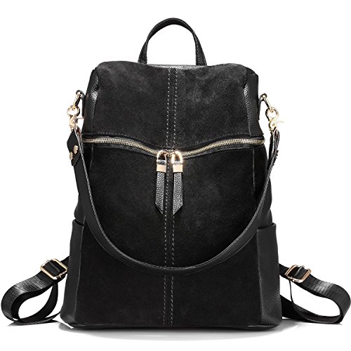 Backpack Shoulder Bag Purse Girls School Bag Casual Nubuck  Synthetic Leather Collage Style