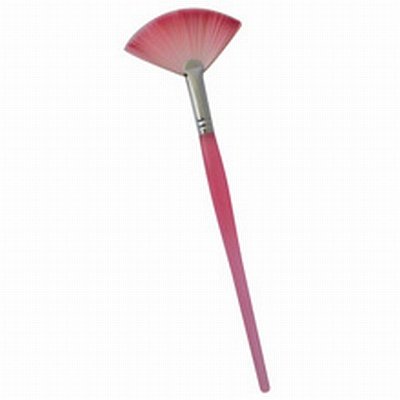 Fantasea 2-Tone Translucent Fan Brush Pink (Pack of 3)