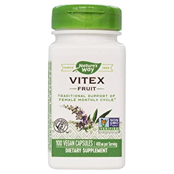 Nature's Way Vitex Fruit 400 Mg - 100 Veggie Caps