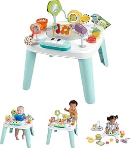 FISHER-PRICE BABY to Toddler Toy 3-in-1 Hit Wonder Activity Center & Play Table with Music Lights & Developmental Toys Ages 6  Months