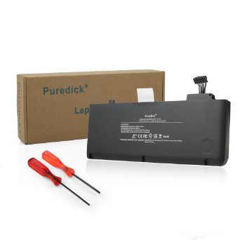 Puredick 5000mAh 10.95V Li-Polymer 6-cell Laptop Battery for Apple MacBook Pro 13-Inch