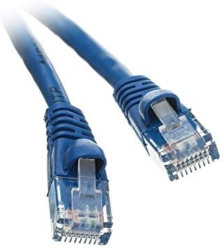 Cat5e Blue Ethernet Patch Cable, Snagless Molded Boot, 75 Feet, CNE541815