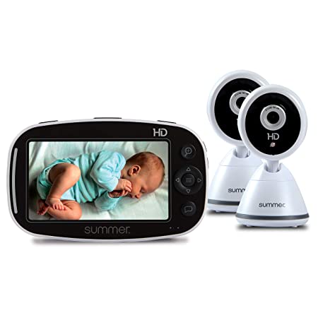 Summer Infant Baby Pixel Zoom HD Duo 5.0" High Definition Video Baby Monitor with 2 Cameras