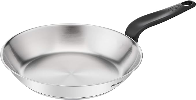 Tefal Primary E3080404 Stainless Steel Frying Pan, 24 cm, Premium Quality Stainless Steel, Induction for Cooking Delicious Recipes and Deicing