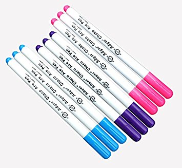 YEHAM®Disappearing Ink Vanishing Air Erasable Pen(9 PACK,3 COLOR)