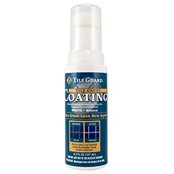 Grout Coating, White, 4.3 oz, Tile Guard Grout Restoration