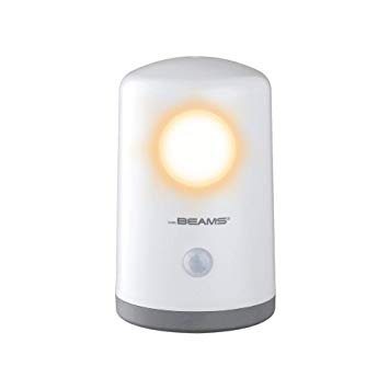 Mr Beams MB750A-WHT-01-00 Amber LED Stand Anywhere Light Night, White