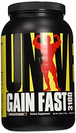 Universal Nutrition Gain Fast 3100, Chocolate Shake, 2.55-Pounds