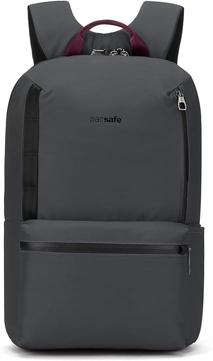 Pacsafe Metrosafe X Anti Theft 20L Backpack-with Padded 16" Laptop Sleeve, Slate, 20 Liter