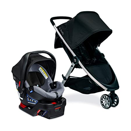 Britax B-Lively & B-Safe Gen2 Travel System, Cobblestone SafeWash [Amazon Exclusive]