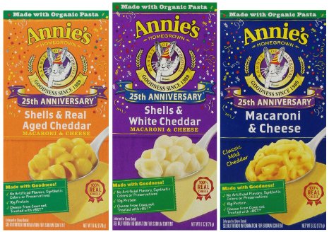 Annie's Homegrowns Variety Macaroni and Cheese, 12-count,  4.5 Pound