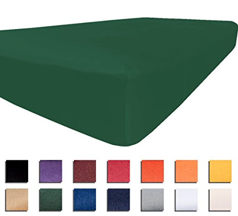 University College Colors - Mix and Match - Dorm Bedding Separates - Microfiber (Twin XL Fitted Sheet - Green)