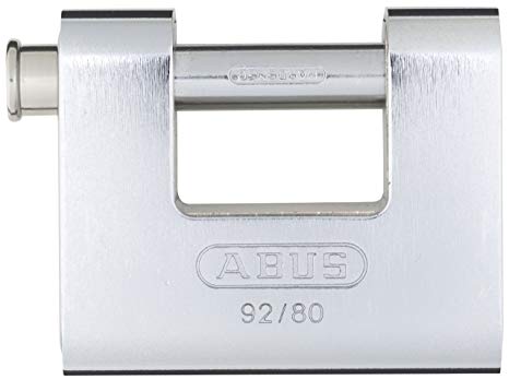 ABUS 92/80 Monoblock Solid Brass with Steel Jacket Padlock Keyed Alike