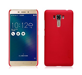 Asus Zenfone 3 Laser Case, TopAce Super Slim Frosted Shield Shell Cover Case   Screen Protector For Asus Zenfone 3 Laser (ZC551KL) (Red)