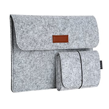 dodocool Laptop Felt Sleeve 13.3 Inch Envelope Cover Ultrabook Carrying Case with Mouse Pouch for Apple 13" MacBook Air / 13" MacBook Pro / 13" MacBook Pro and More