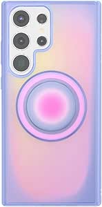 PopSockets Samsung Galaxy S23 Ultra Case Compatible with MagSafe, with Magnetic Round Phone Grip Included, Phone Case for Galaxy S23 Ultra - Aura