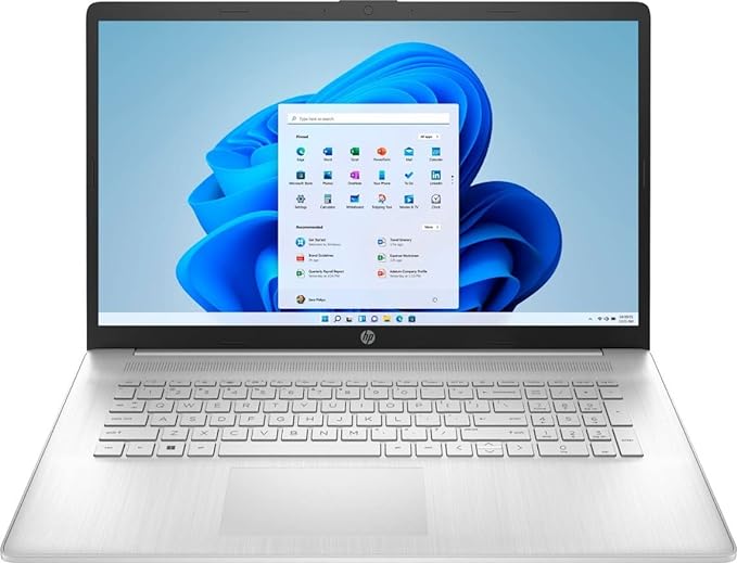 HP Newest 17.3" HD  Laptop Computer, Quad-Core Intel Core i3-1125G4(&gt; i5-1035G4), 16GB RAM, 1TB PCIe SSD, Full Size Keyboard, WiFi, HDMI, Webcam, USB-A&C, Windows 11, w/CUE Accessories